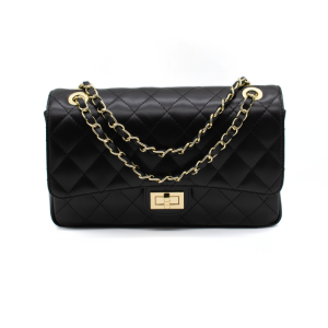 classic-m-black-shoulder-leather-bag