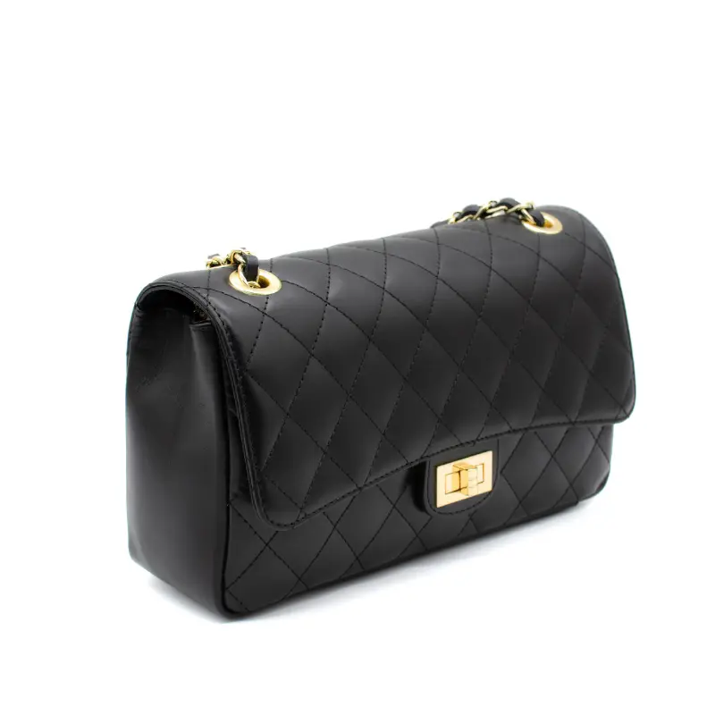 classic m black shoulder leather side