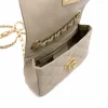 classic s beige shoulder leather bag interior