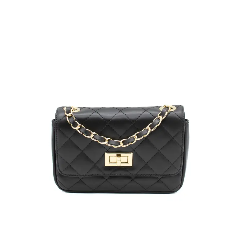 classic s black shoulder leather bag