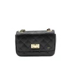 classic s black shoulder leather bag gold personalization