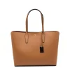 stud camel tote leather bag silver personalization