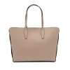 stud nude tote leather bag back