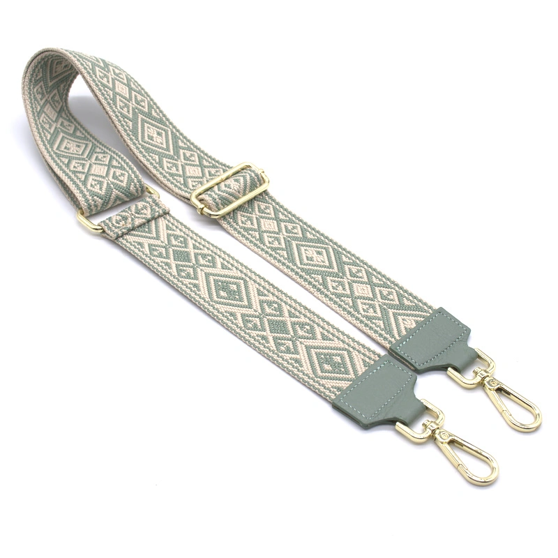 Morocco Mint Guitar Bag Strap side