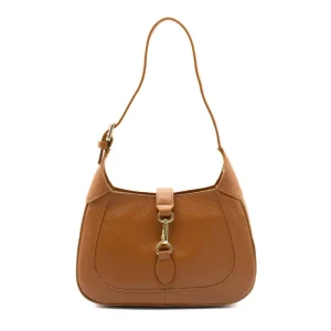 amy camel crossbody leather bag