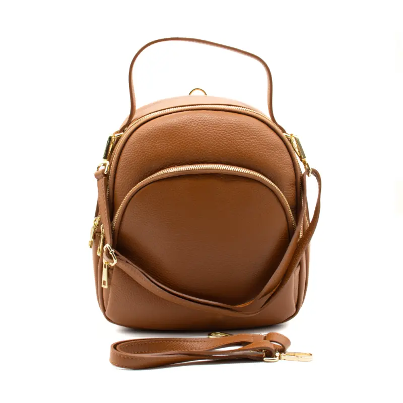 audrey camel leather backpack straps extra