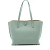 bela mint tote leather bag back