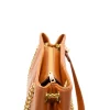 charlotte camel leather shoulder bag zip