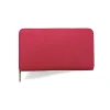 gracie fuschia leather wallet