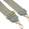 h mint guitar bag strap detail