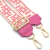 h pink guitar bag strap detail