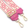 h pink guitar bag strap gold personalized