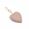 heart nude leather bag accessory side