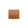 jess mini camel leather wallet back