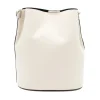 jessie l beige leather bucket bag back