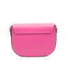 lili pink crossbody leather bag back