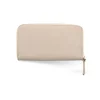 saffie beige leather wallet