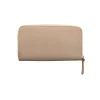 saffie taupe leather wallet back