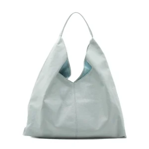 Sahara Menta Mala Shopper em Pele