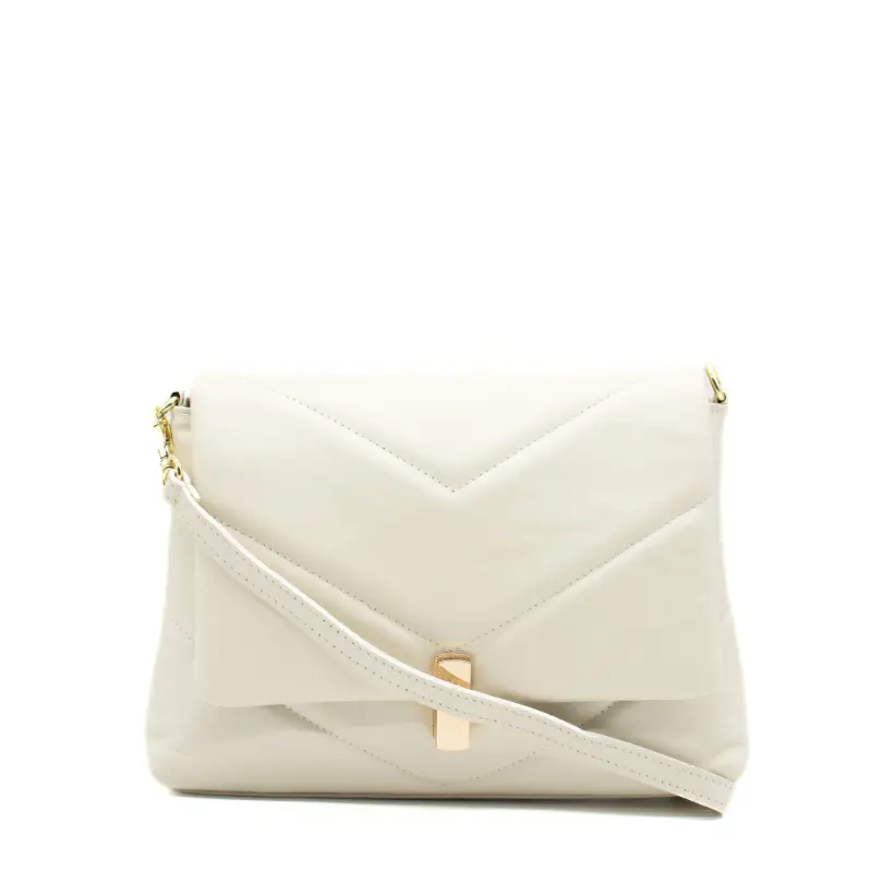 serena beige leather shoulder bag leather strap