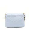 serena blue leather shoulder bag back