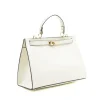 sophia beige leather handbag side