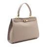 sophia nude leather handbag side