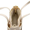 sunshine m beige leather handbag interior detail