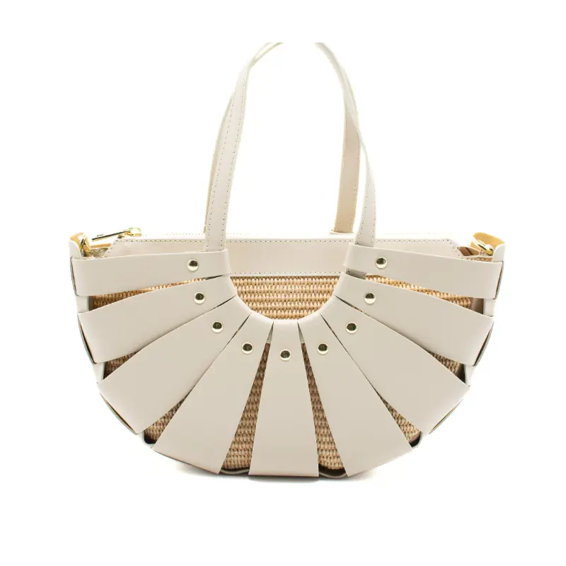 sunshine m beige leather handbag