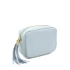 bb light blue leather crossbody bag side