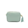 bb mint leather crossbody bag back