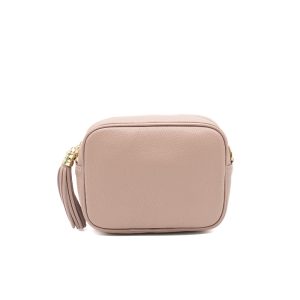 BB Old Pink Crossbody Leather Bag