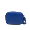 bb royal blue leather crossbody bag back