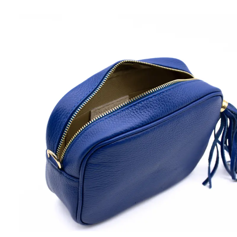 Blue leather cross body bags online