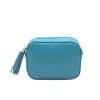 BB Turquoise Crossbody Leather Bag