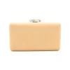 beeleaf beige clutch bag back