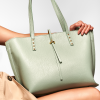 bela mint bag on model