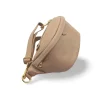 Bum Bag Taupe Leather Bag side