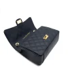 classic m blue shoulder leather interior gold personalization