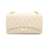 classic m light beige shoulder leather gold personalization