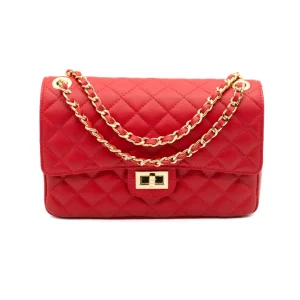 classic-m-red-shoulder-leather-bag