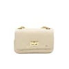 classic s beige shoulder bag gold personalization