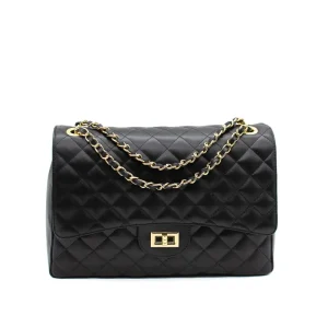 classic-xl-black-shoulder-leather-bag