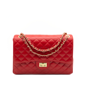 classic-xl-red-shoulder-leather-bag