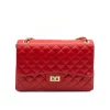 classic xl red shoulder bag gold personalization