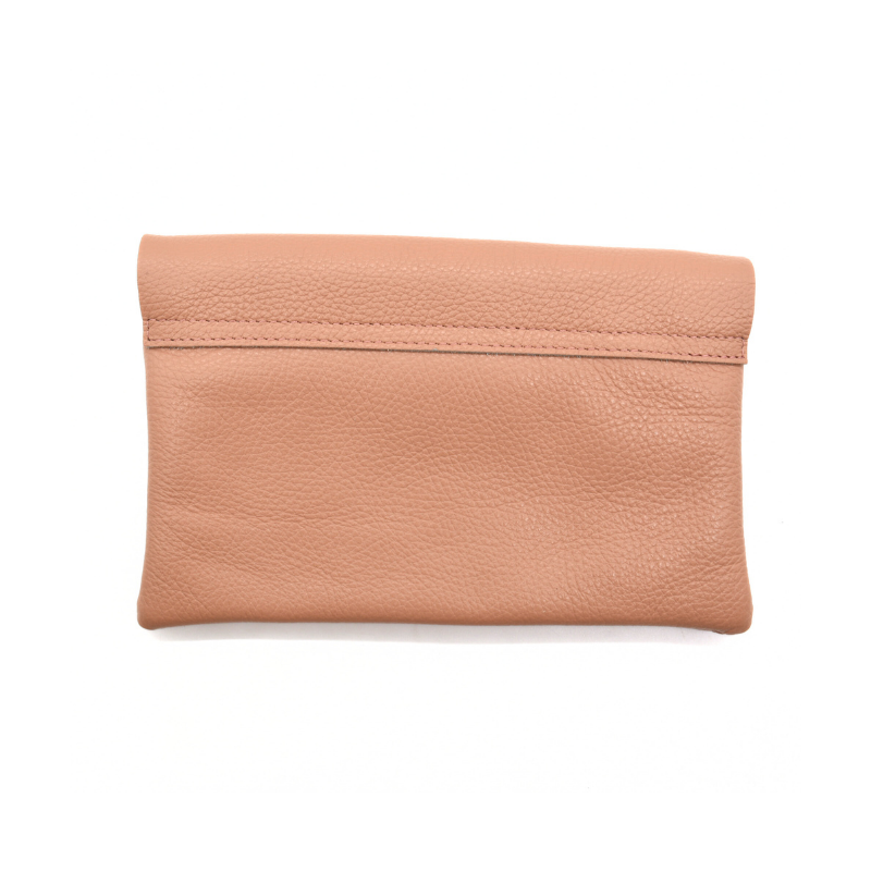 enchanted salmon clutch bag back