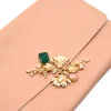 enchanted salmon clutch bag detail