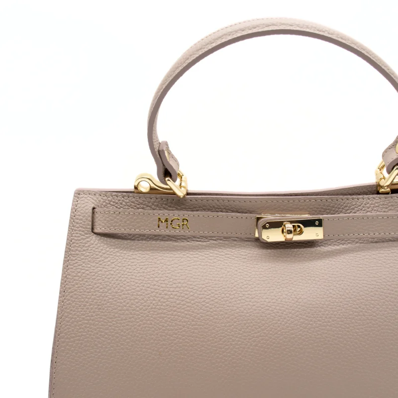 sophia nude leather handbag gold personalization sophia nude leather handbag gold personalization
