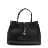 grace black leather handbag