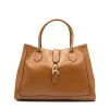 grace camel leather handbag